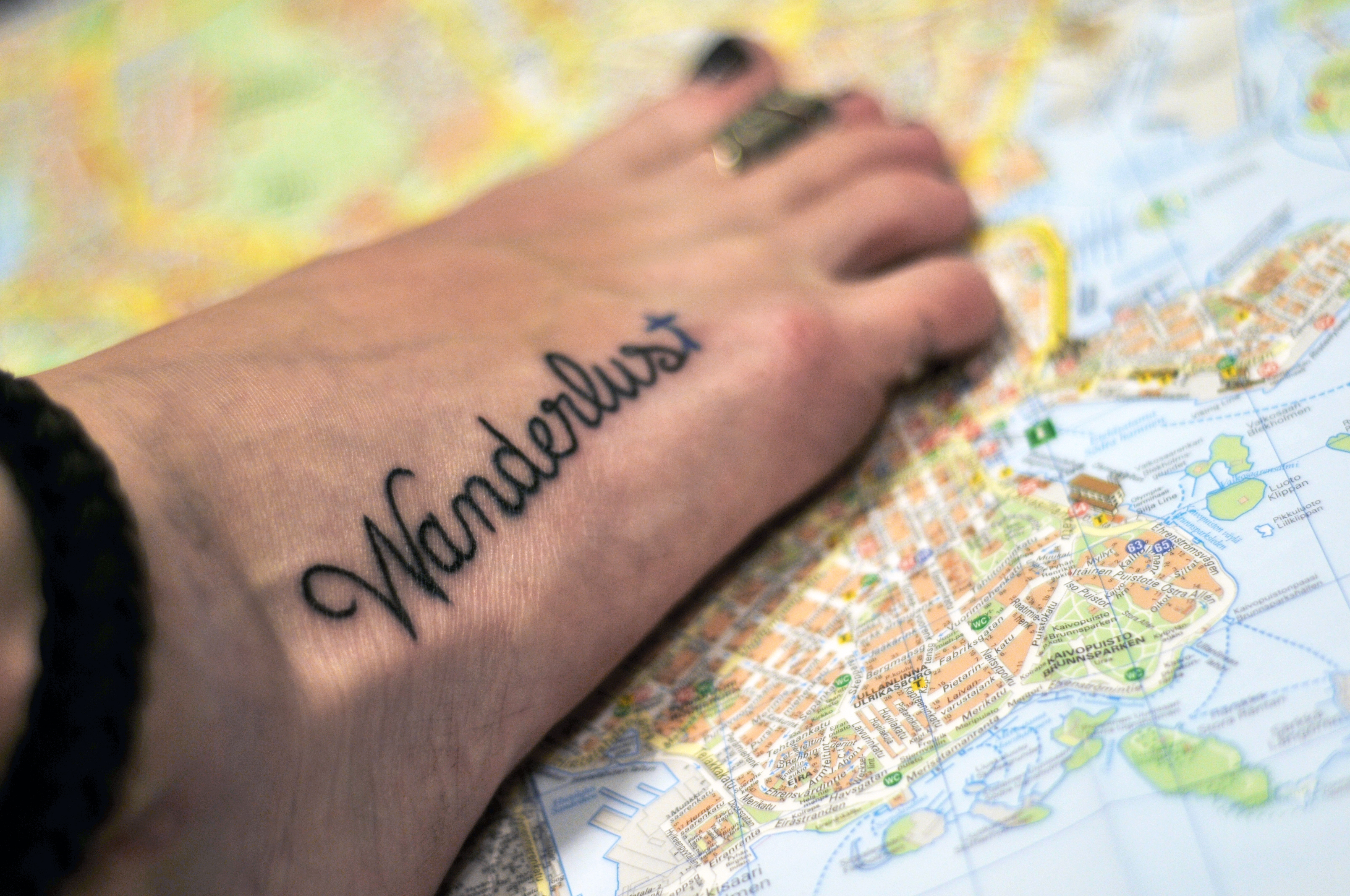 world travel tattoos