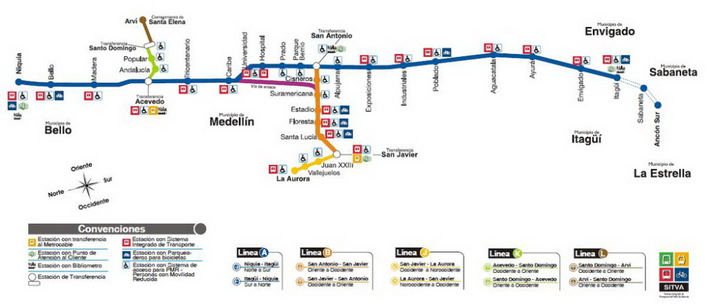 Metro de Medellin - Route1