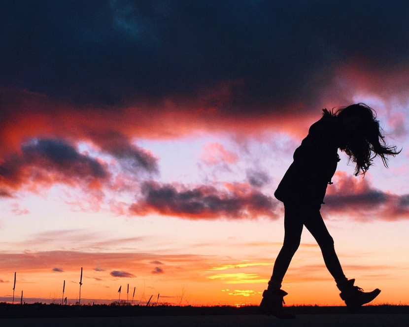 sunset silhouette