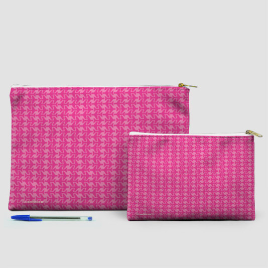 pink planes travel pouch