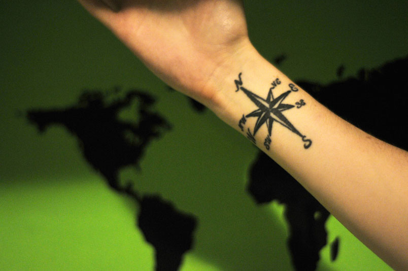 Compass & Travel Tattoo for Men - Ace Tattooz
