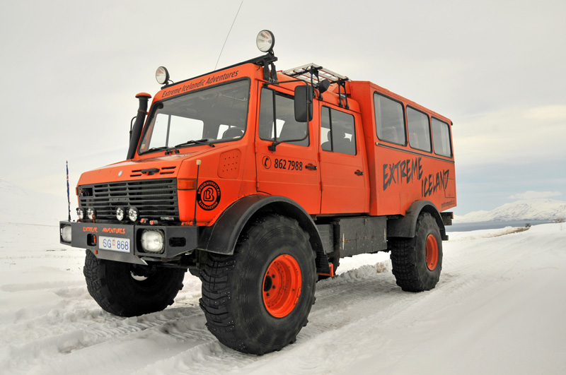Snowmobiling in Akureyri
