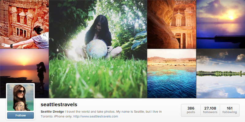Seattle's Travels Instagram