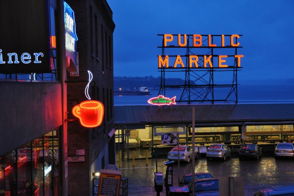 public market sign